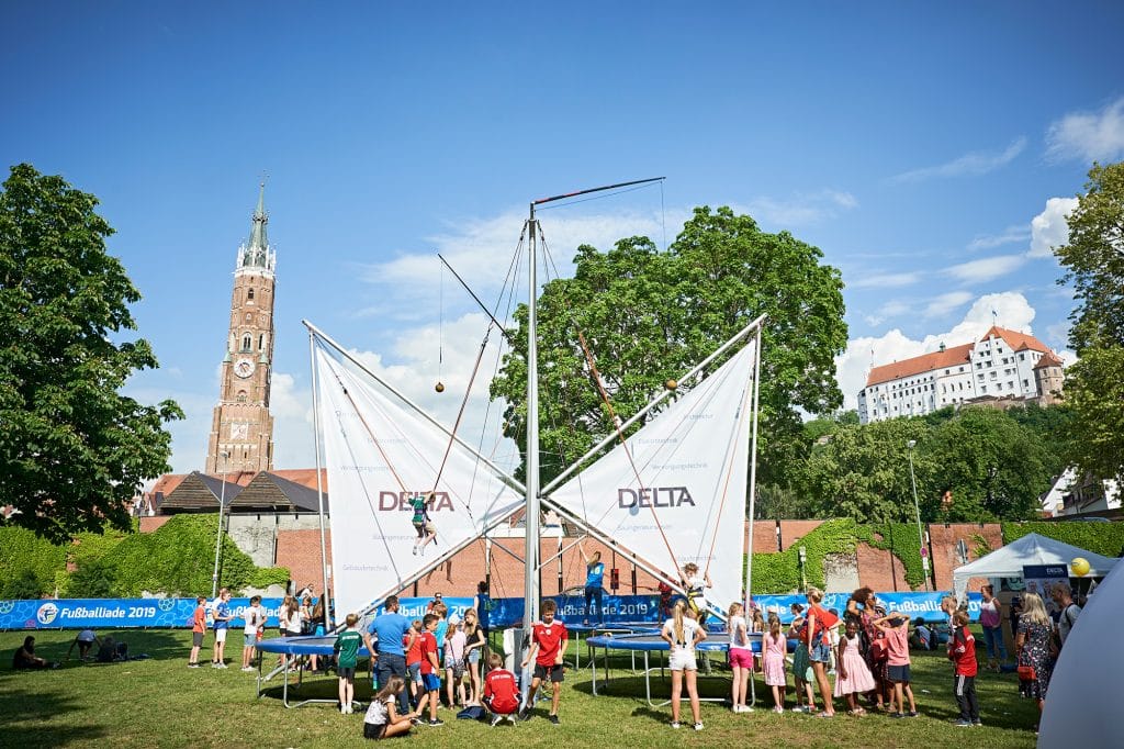 Vertical Soccer auf der Festwiese